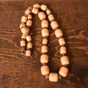 J. Crew peach necklace